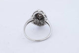 0.25cttw Diamond Ring In 14k White Gold 5.1 Grams Size 8.75 Eb1026pxzde