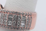 1.68cttw Diamond Ring In 14k Rose Gold 15.5 Grams Size 8.5 Eb0326llxzsa