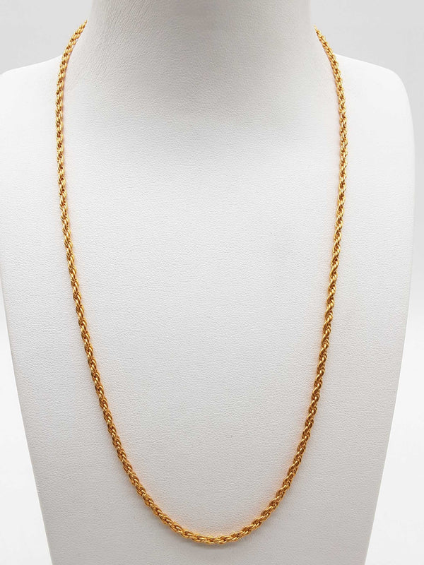 24k Yellow Gold 16.3g Chain 18 In Do1124exzde