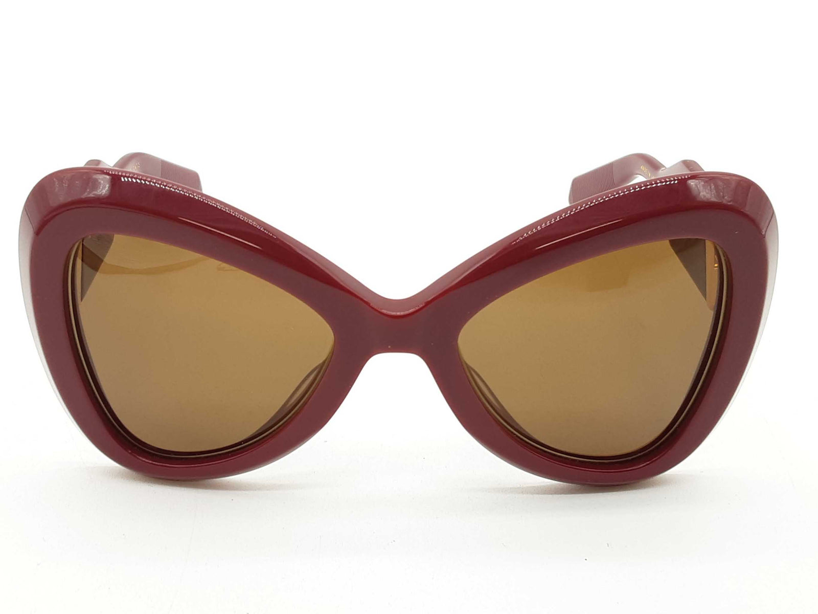 Valentino Garavani Bdx-gld/cat 3 V-gold Red Butterfly Sunglasses
