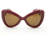 Valentino Garavani Bdx-gld/cat 3 V-gold Red Butterfly Sunglasses Do0226oxzde