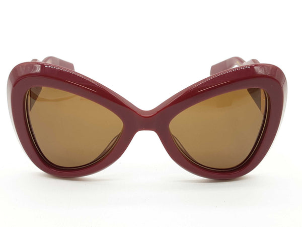 Valentino Garavani Bdx-gld/cat 3 V-gold Red Butterfly Sunglasses