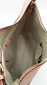 Gucci Margaux Shoulder Bag In Pink Microguccissima Leather Fw0725przdu