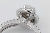 1.52cttw Diamond Ring In 14k White Gold 5.3 Grams Size 7.75 Eb1026lxxzsa