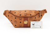 Mcm Patricia Cromer Collection Belt Bag In Cognac Visetos Canvas Fw0926ocrdu