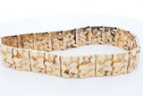 14k Yellow Gold Nugget Link Bracelet 31.9 Grams 8 Inch Eb0726olxzde