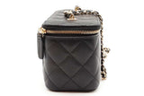 Chanel Quilted Caviar Vanity Case Crossbody Bag Eb0926orxzde