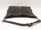 Dooney & Bourke Charcoal Gray Suede Hobo Bag Sd0625orsa