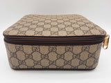 Gucci Tan Gg Supreme Coated Canvas Medium Packing Cube Do0325iorde