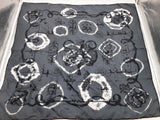 Hermes Plein Soleil Gray Silk Scarf Do1225lrxde