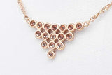 0.16ctw Diamond Necklace In 18k Yellow Gold 4.2 Grams 15 Inch Eb0425wxzsa