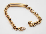 Tiffany & Co. Makers Id 18k Yellow Gold 67.8g Chain Bracelet Do0324rxzxde