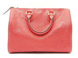 Louis Vuitton Red Epi Leather Speedy 25 Handbag Sd0726wzxdu