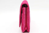 Chanel Hot Pink Quilted Velvet Wallet On Chain Eb0726lxxzsa