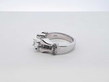 0.88 Cttw Diamond & 14k White Gold Ring 9.2 Grams Size 6.5 Fw0825cxzdu