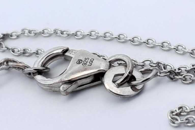 0.96ctw Lab Grown Diamond Pendant Necklace Sterling Silver 3.7g 19 In Eb0325epsa