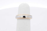 Platinum & 18k Yellow Gold Wedding Band Ring 7.3 Grams Size 3.75 Eb0126owrsa