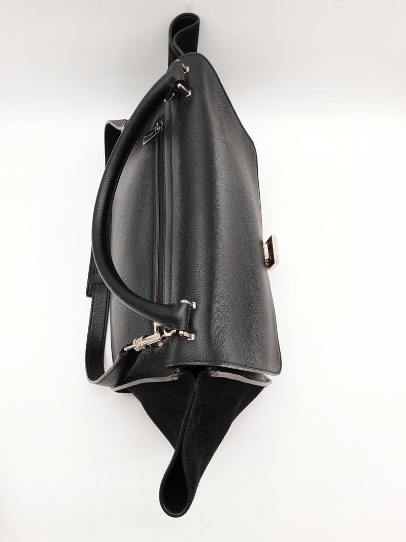 Celine Trapeze Black Leather Shoulder Bag Do0525wxzde
