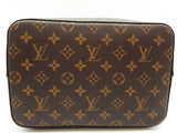 Louis Vuitton Neonoe Brown Monogram Red Leather Bucket Bag Do0525sxzde