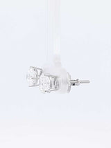 2.0 Cttw Lab-grown Diamond Stud Earrings In 14k White Gold 1.1 Grams Fw0326wcrdu