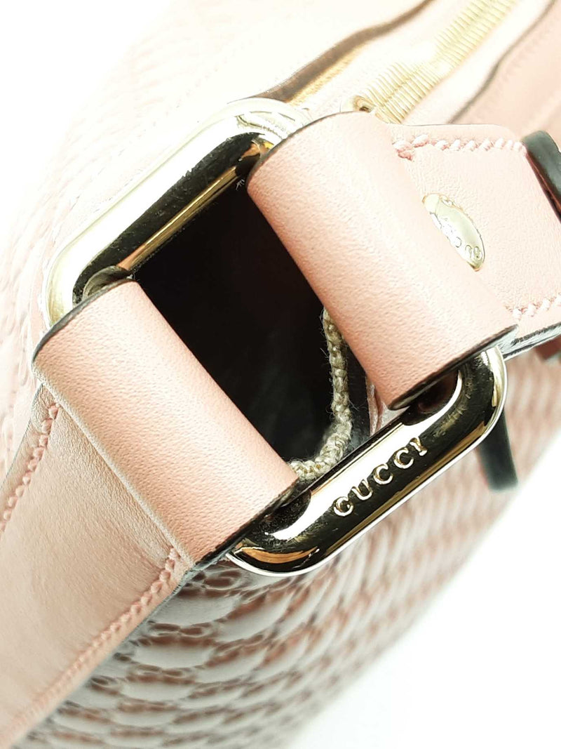 Gucci Margaux Shoulder Bag In Pink Microguccissima Leather Fw0725przdu