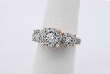 0.74cttw Diamond Ring In 14k Yellow Gold 4.2 Grams Size 5 Eb0926ixzsa