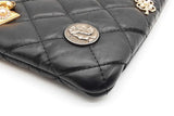 Chanel Quilted Black Leather Lucky Charms Reissue O-case Clutch Eb0626exzde