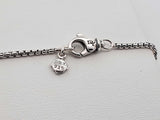 David Yurman Sterling Silver Onyx & Diamond Albion Necklace 17 Inch Fw0525lxzdu