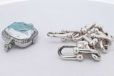 Tiffany & Co. Hardwear Diamond Bezel Sterling Silver & Steel Watch Eb0626lrxzsa