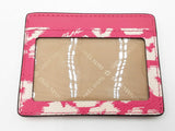 Michael Kors Jet Set Travel Pink Graphic Animal Print Card Holder Sd0326lrdu