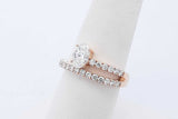 1.0cttw Lab Grown Diamond Ring In 14k Yellow Gold 3.7 Grams Size 7 Eb0726ixzde