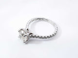 A. Jaffe 2.02 Cttw Diamond & 14k White Gold Ring 3.2 Grams Size 5.75 Fwworxdu
