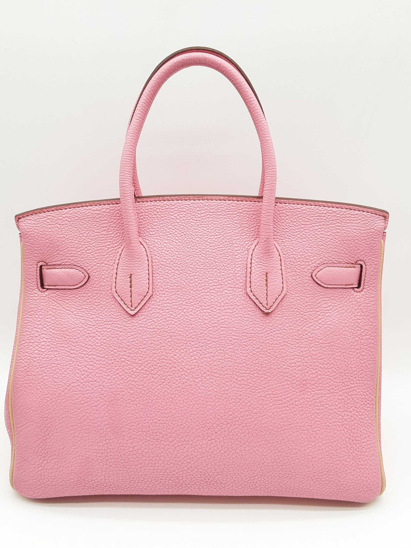 Hermes Birkin 30 Candy Pink Togo Palladium Hardware Handbag Do1124lpxzxde