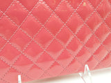 Chanel Patent Calfskin Quilted Flap Clutch With Chain Aa0625exzsa