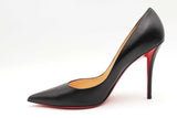 Christian Louboutin Apostrophy Black Leather Pumps Size 42 Eb0526lxzsa