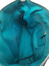 Coach Teal Leather Prairie Tote Bag Eb0426rxde