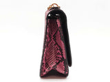 Versace Purple Snakeskin Virtus Shoulder Bag Sd0626pzxde