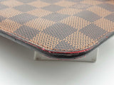 Louis Vuitton Pochette Brown Damier Ebene Coated Canvas Pouch Do0926oxzde