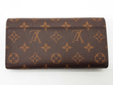 Louis Vuitton Sarah Brown Monogram Coated Canvas Wallet Do0926orxde