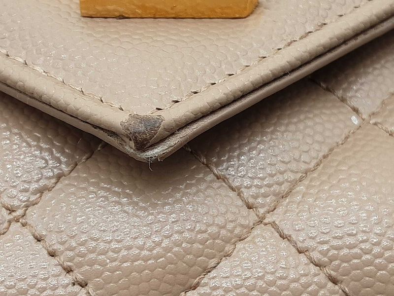 Yves Saint Laurent Envelope Tan Quilted Leather Chain Crossbody Bag Do0824lxzxde