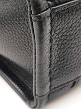 Marc Jacobs The Micro Tote Bag Black Pebbled Leather Fw0926lordu