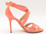 Jimmy Choo Neon Patent Lottie Heels Orange Size 36.5 Aa0826rzsa