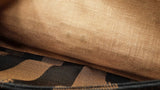 Fendi Pequin Claudia Shoulder Bag In Embossed Tan Leather Fw0925lordu