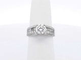 1.56 Cttw Diamond & 18k White Gold Engagement Ring 9 Grams Size 6 Fw0225lixzdu