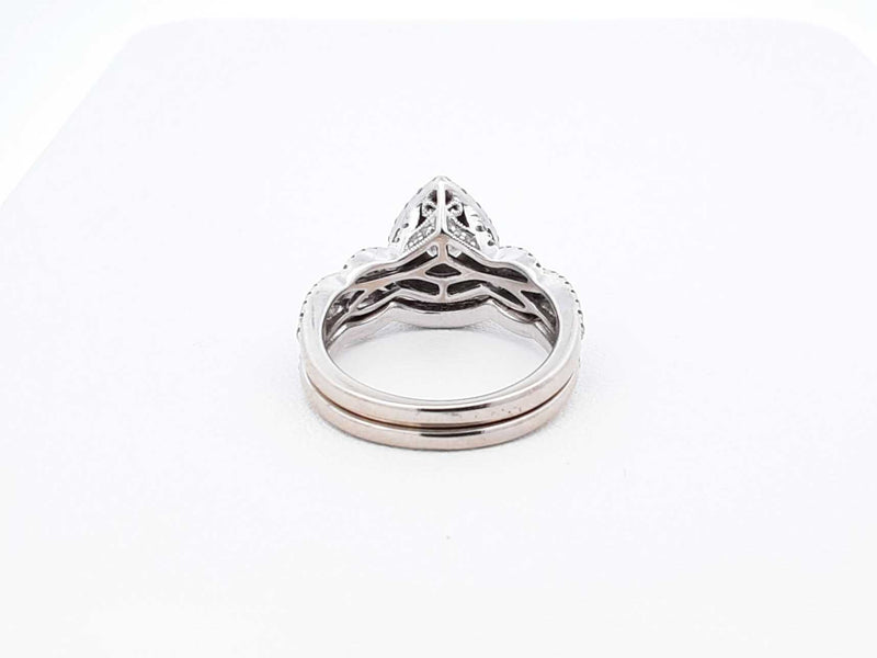 1.92 Cttw Diamond & 14k White Gold Neil Lane Bridal Set 6.7 Grams Size 7 Fw0724lxzxdu