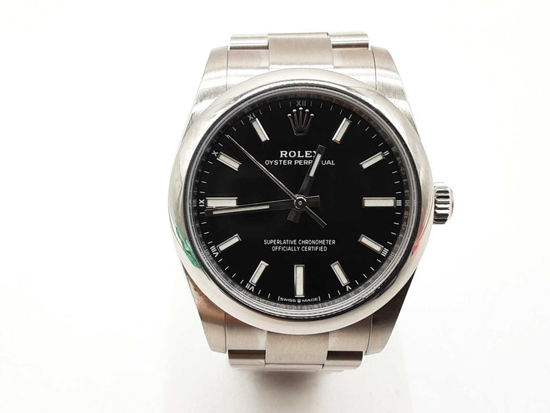 Rolex 124200 34mm Oyster Perpetual Black Dial Steel Oyster Watch