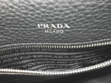 Prada Black Leather Buckle Tote Bag Sd0425irzde