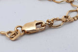 14k Yellow Gold Tapered Fringe Chain Bib Necklace 8.9 Grams 18-20 In Eb0726rxzsa