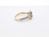 1.03 Cttw Diamond & 14k Yellow Gold Ring 4.6 Grams Size 6 Fw0825rzxdu