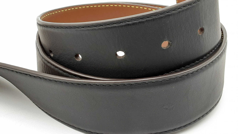 Louis Vuitton Reversible Black & Brown Leather Belt & Dynasty Buckle Fw1124lxzdu